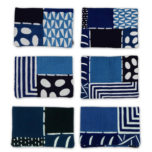 【名刺入れ】カードケース 民布Ⅱ 縹色 よつめ染布舎