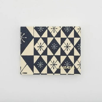 蛇腹メモ帳 | 色硝子柄 赤 / 青 | 和紙 メモ用紙 | 榛原(はいばら) 榛原