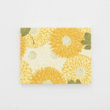 蛇腹メモ帳 | 重陽柄 赤 / 黄 | 和紙 メモ用紙 | 榛原(はいばら) 榛原