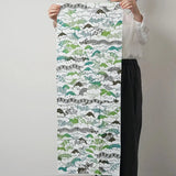 手ぬぐい | 龍の山遊び柄 | 綿100% | 梨園染 注染 | 戸田屋商店 戸田屋商店（梨園染）