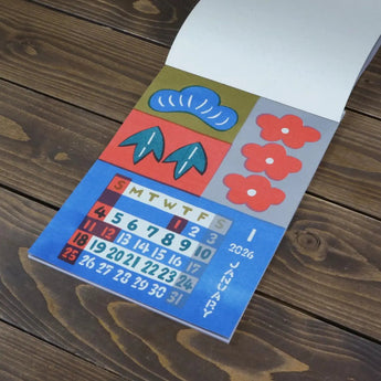 よつめ染布舎カレンダー2026｜日本の四季と日常の自然を描く一年｜よつめ染布舎 よつめ染布舎