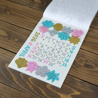 よつめ染布舎カレンダー2026｜日本の四季と日常の自然を描く一年｜よつめ染布舎 よつめ染布舎