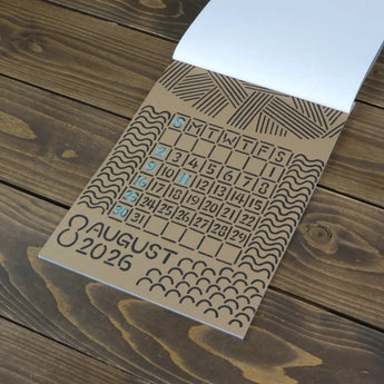 よつめ染布舎カレンダー2026｜日本の四季と日常の自然を描く一年｜よつめ染布舎 よつめ染布舎