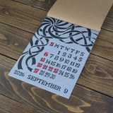 よつめ染布舎カレンダー2026｜日本の四季と日常の自然を描く一年｜よつめ染布舎 よつめ染布舎