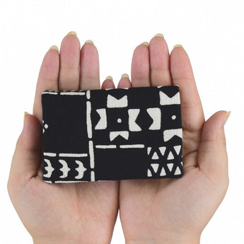 よつめ染布舎 名刺入れ  民布 青黛 紺  ネイビー