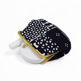 よつめ染布舎 がま口 SASHIKO 民布 青黛